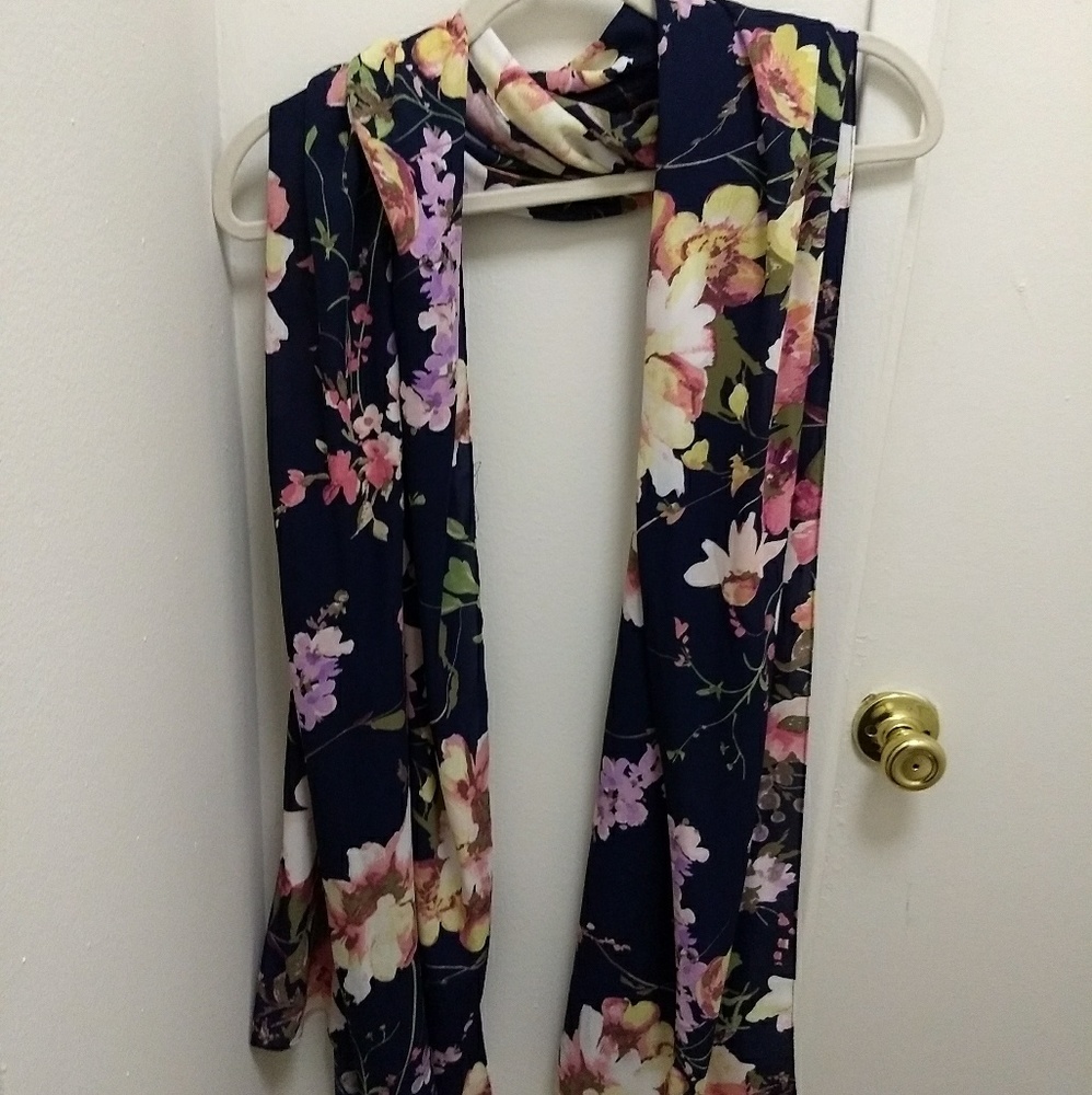 NY&Co Floral Scarf/Wrap NWT